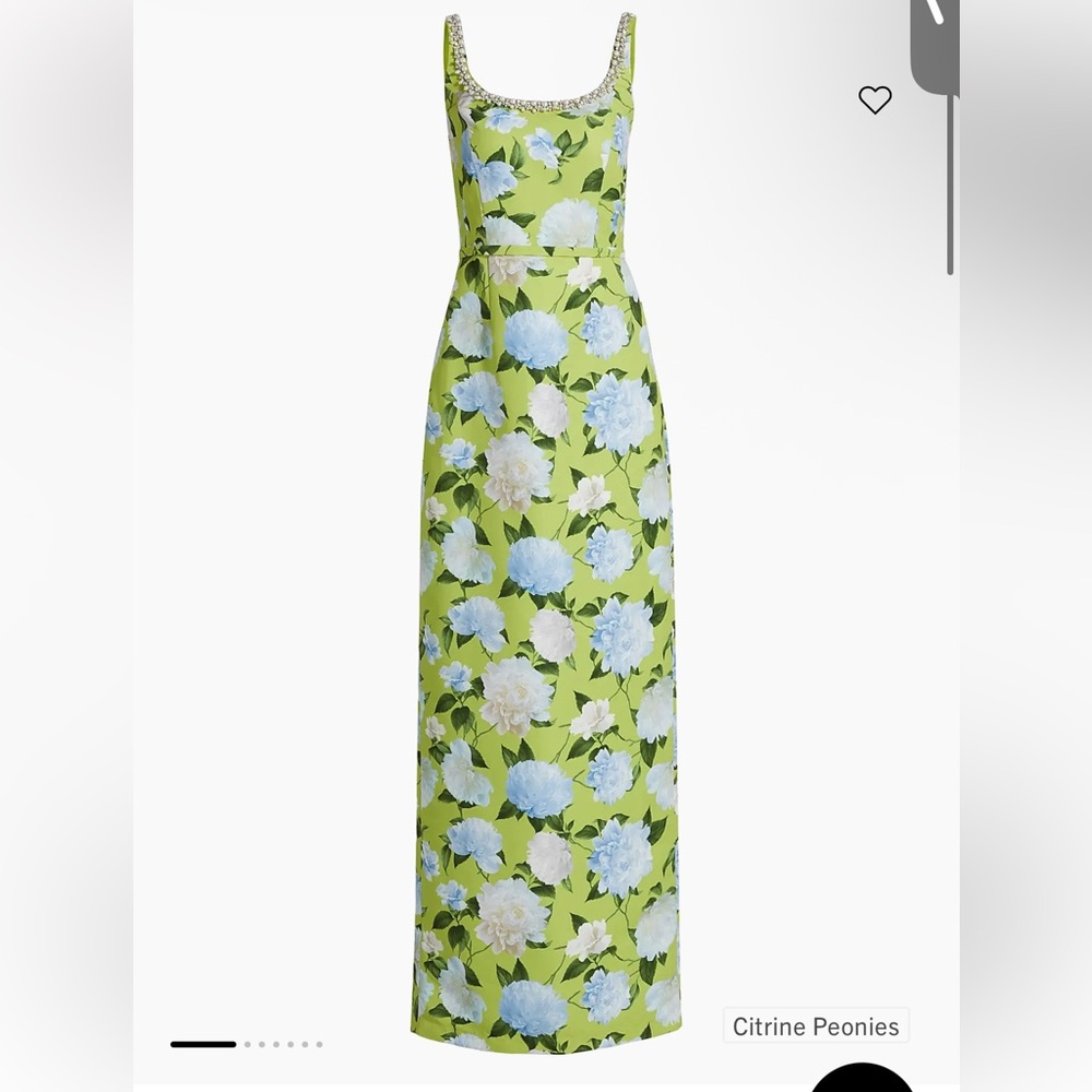Sachin + Babi Floral Blue and White Maxi Dress